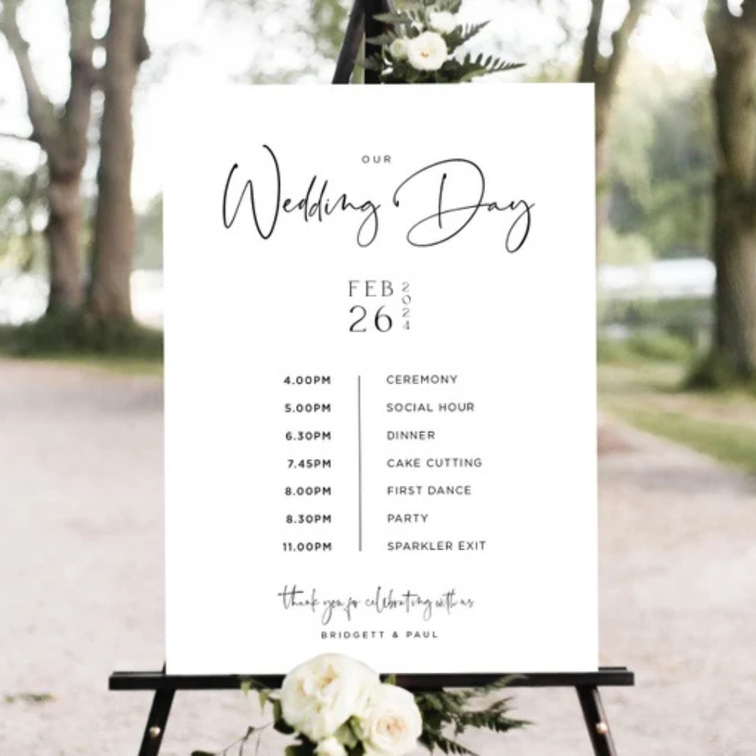 Wedding Signage - Printing Services