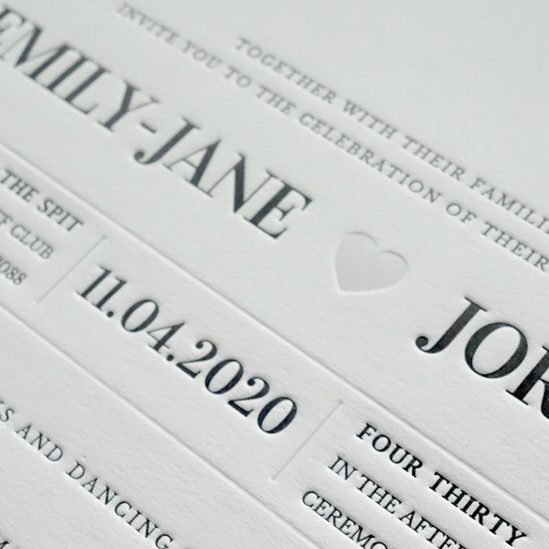 Wedding Stationery - Printing Services