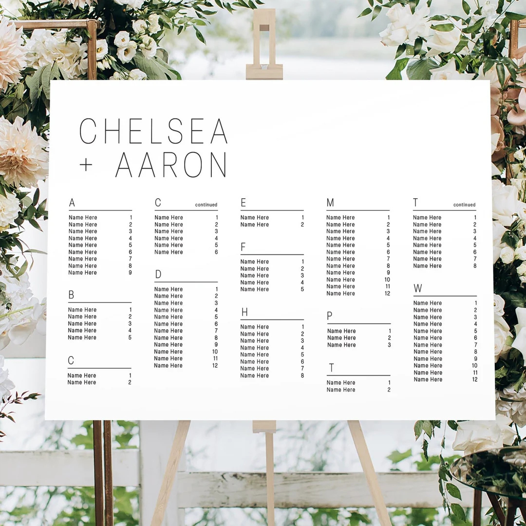 Wedding Signage - Printing Services
