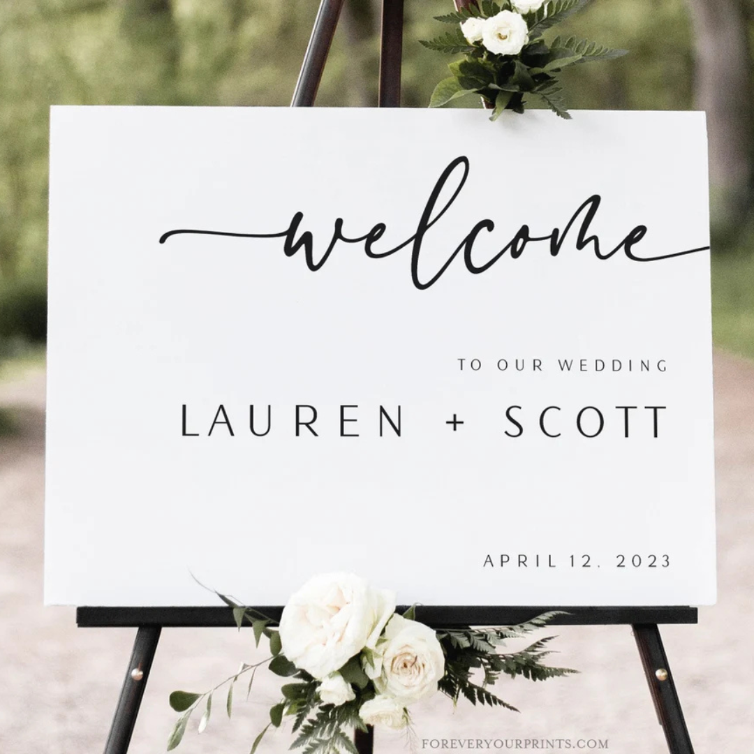 Wedding Signage - Printing Services