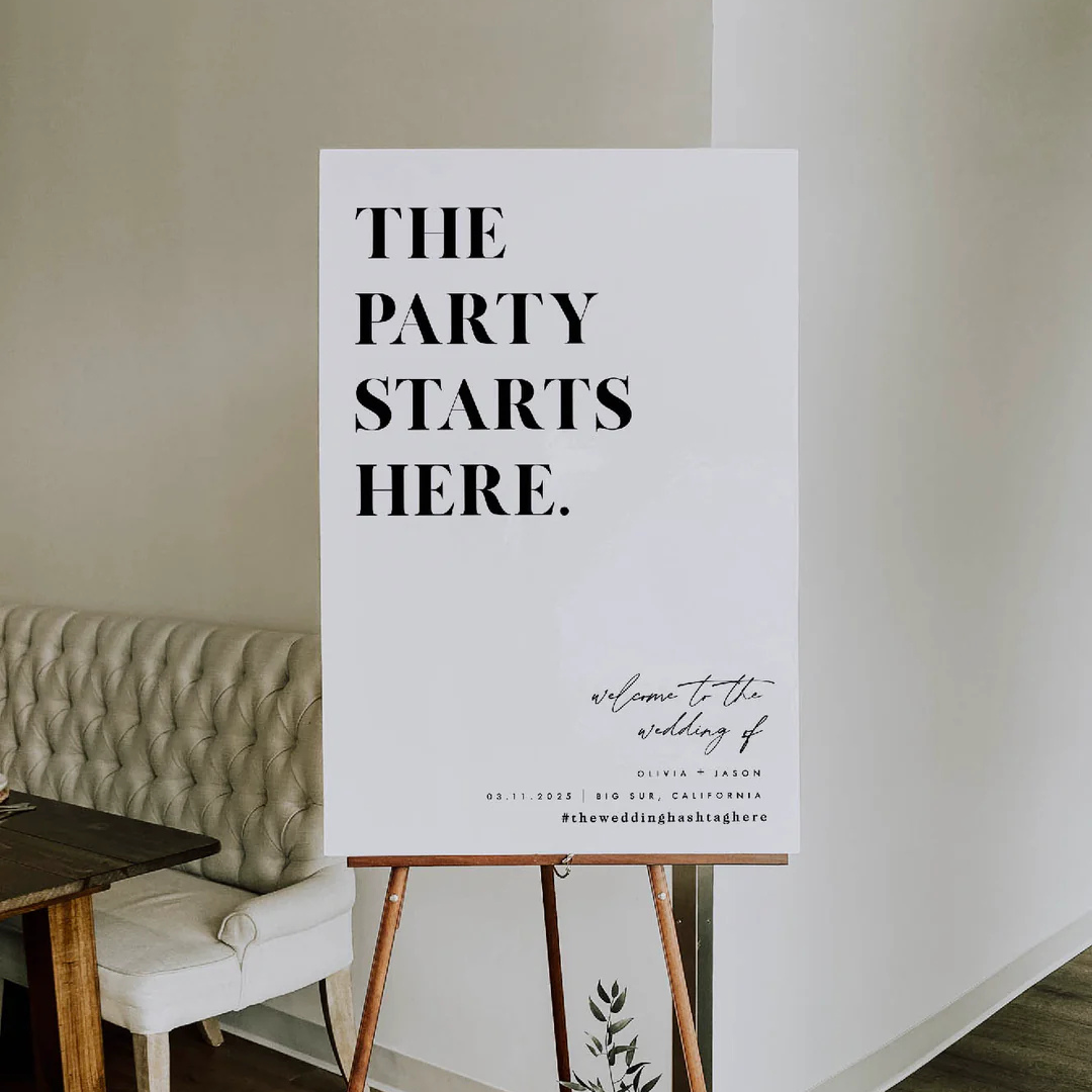 Wedding Signage - Printing Services