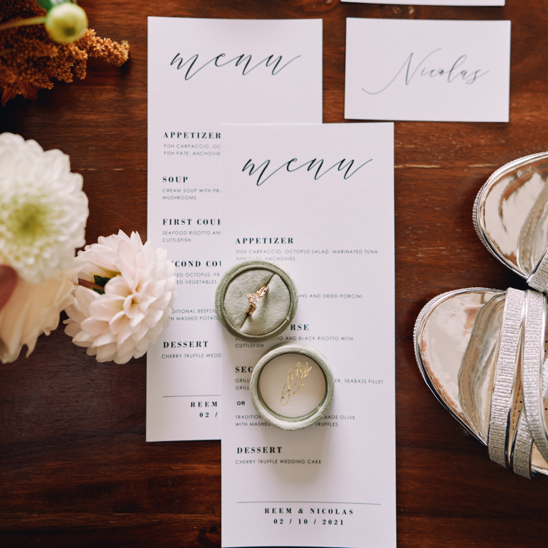 Wedding Menu Design