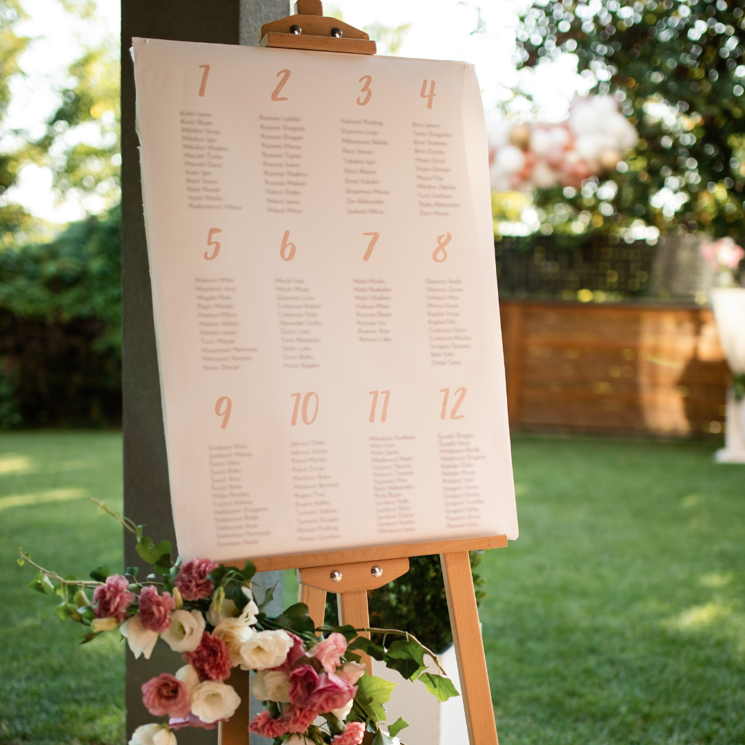 Printing Services for Wedding Signage