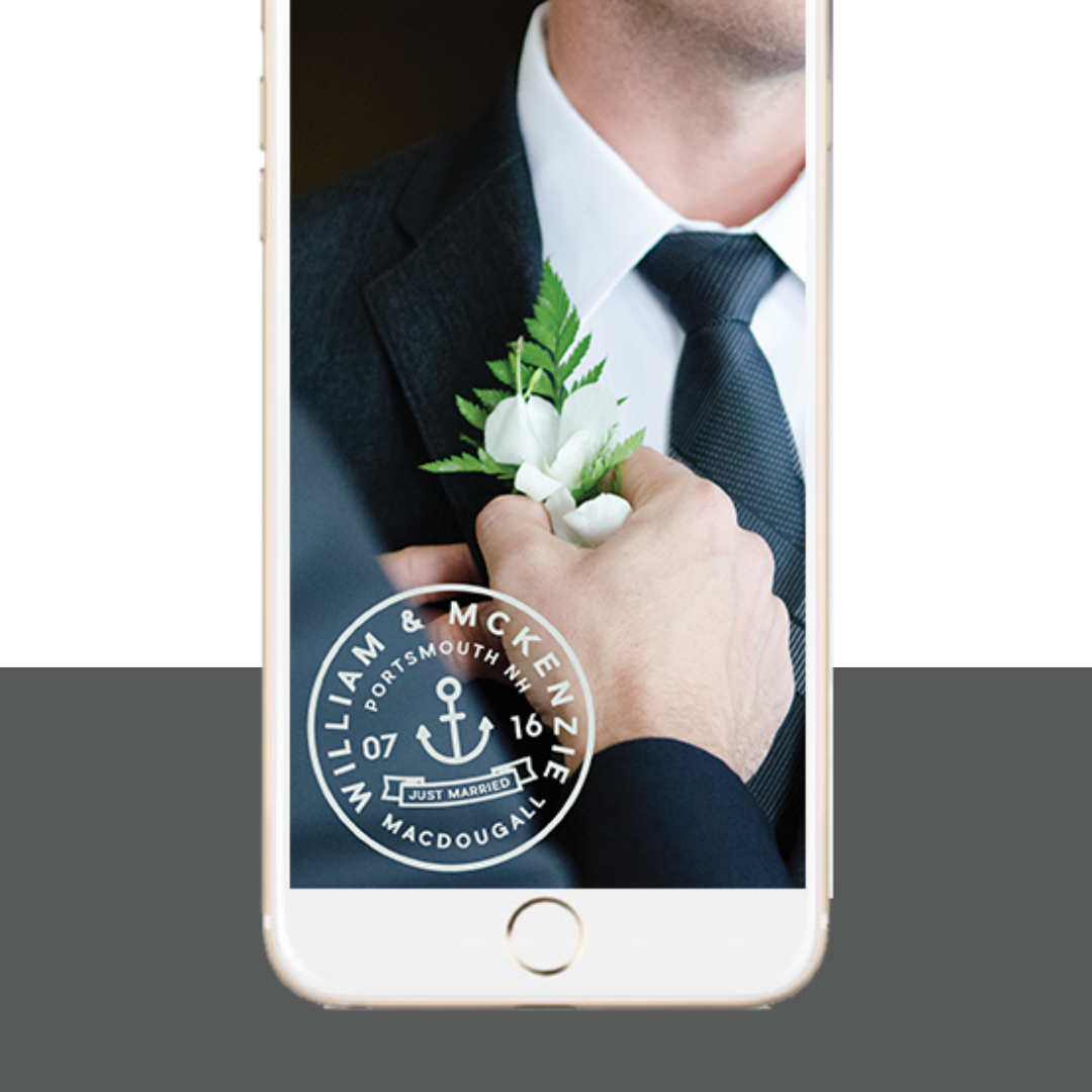 Wedding Snapchat Filter Design