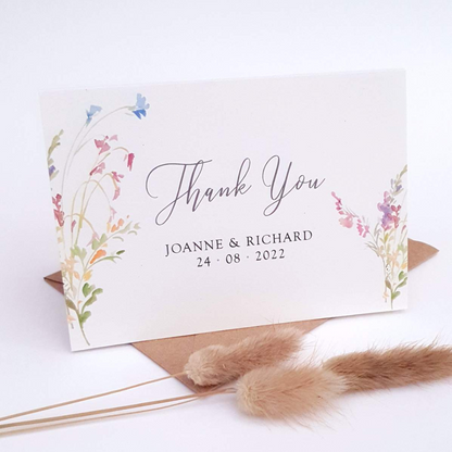 Newlywed Thank You Card Design